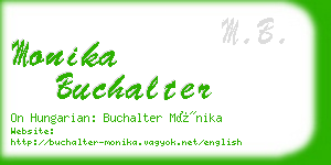 monika buchalter business card